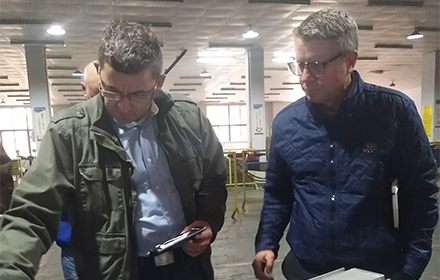 加拿大PROSCAFF公司来我司拜访